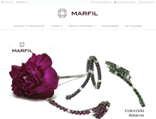 Tablet Screenshot of marfiljoyeros.com